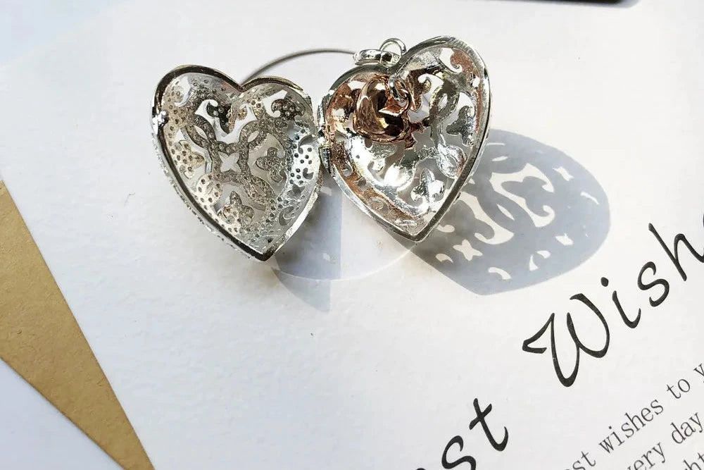 Pendant Love Heart Locket Fashion Glam 925 Sterling Silver Jewelry Europe Style Accessories Soul Gift For Woman