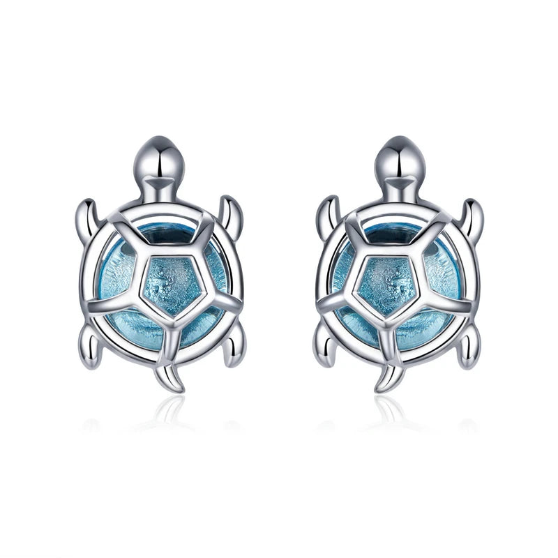 Hot Selling 100% 925 Sterling Silver Cute Dazzling Mouse Animal Stud Earrings For Women Girl Authentic Original Jewelry Gift