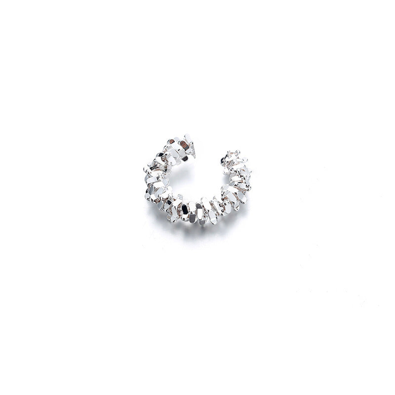 Hot 1 Pcs Irregular Star Clip Earrings For Women Fashion Simple No Piercing Ear Cuff Jewelry Gift