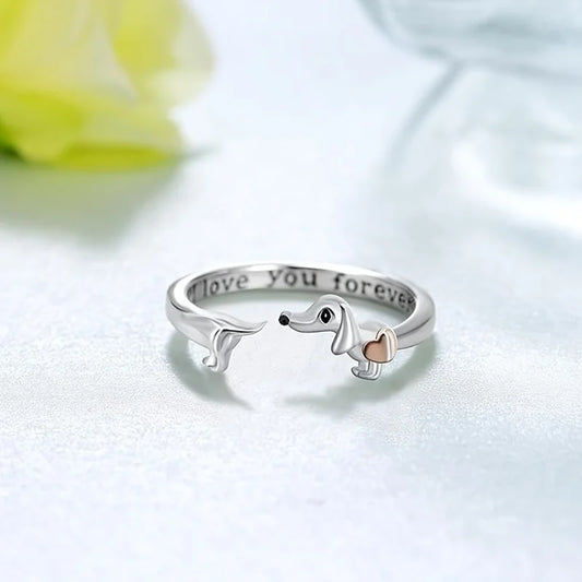 New Fashionable Letter Open Charming Girl Gift Ring
