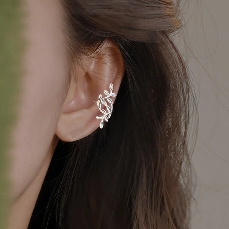 Fashion Unique Eight Pointed Star Clip Earrings For Women Girls No Piercing Fake Cartilage Ear Cuff Party Jewelry Gifts