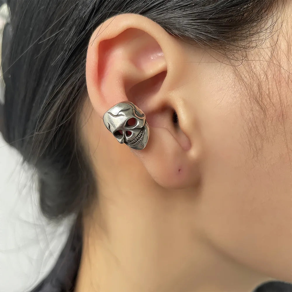 Fashion Unique Eight Pointed Star Clip Earrings For Women Girls No Piercing Fake Cartilage Ear Cuff Party Jewelry Gifts