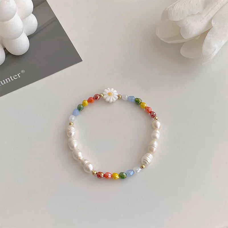 Multicolour Bead Choker Necklace Pendant Bead Decoration Bracelet Bohemia Summer Beach Beach Clavicle Chain Jewelry
