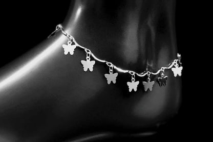New Arrival Bohemia 925 Sterling Silver Heart Pandent Anklets Bracelets Beach Anklet On Leg Chain For Women&Girl Jewelry Gift