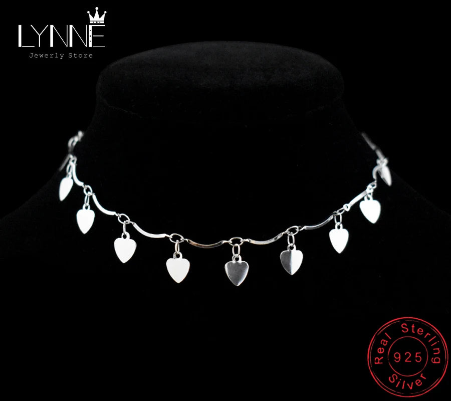 New Arrival Bohemia 925 Sterling Silver Heart Pandent Anklets Bracelets Beach Anklet On Leg Chain For Women&Girl Jewelry Gift