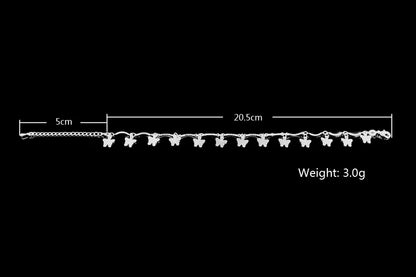 New Arrival Bohemia 925 Sterling Silver Heart Pandent Anklets Bracelets Beach Anklet On Leg Chain For Women&Girl Jewelry Gift