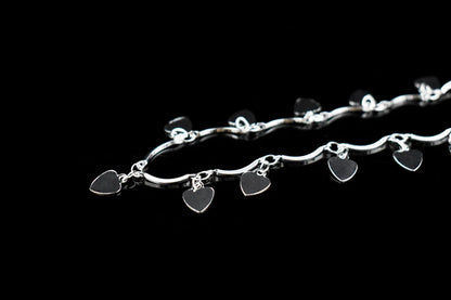 New Arrival Bohemia 925 Sterling Silver Heart Pandent Anklets Bracelets Beach Anklet On Leg Chain For Women&Girl Jewelry Gift
