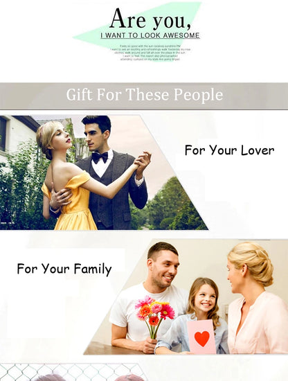 Pure 14k Gold Color Lucky Bead Bracelet for Women Bride Wedding Birthday Valentine's Day Drop Earrings Jewelry Gifts