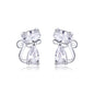 WOSTU Real 100% 925 Sterling Silver Lovely Cat Pet Stud Earrings For Women S925 Silver Earring Fashion Jewelry Gift FIE073