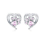 Hot Selling 100% 925 Sterling Silver Cute Dazzling Mouse Animal Stud Earrings For Women Girl Authentic Original Jewelry Gift