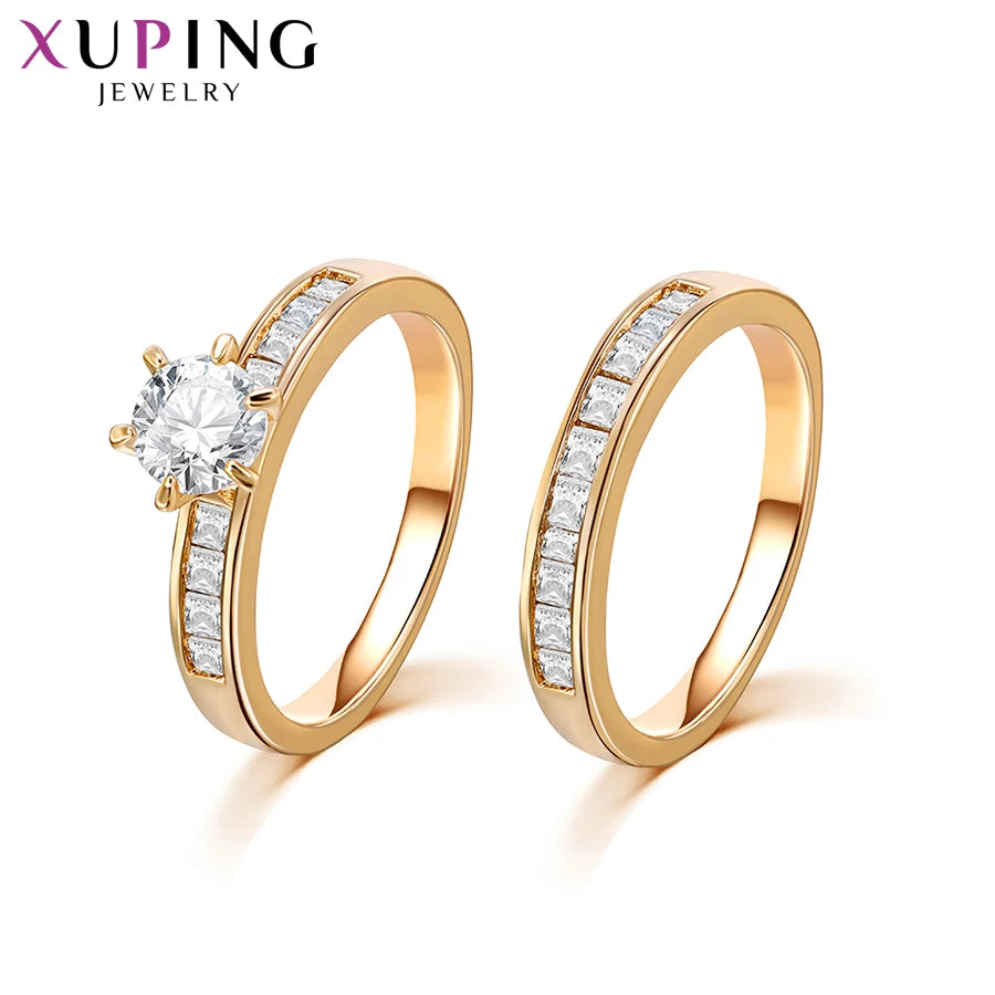 Xuping Jewelry Fashion High Quality Classical Charming Love Ring for Men Women Valentine's Day Wedding Gifts 12888