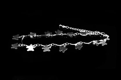 New Arrival Bohemia 925 Sterling Silver Heart Pandent Anklets Bracelets Beach Anklet On Leg Chain For Women&Girl Jewelry Gift
