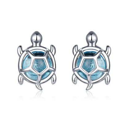 Hot Selling 100% 925 Sterling Silver Cute Dazzling Mouse Animal Stud Earrings For Women Girl Authentic Original Jewelry Gift