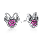 WOSTU Flower Heart Stud Earrings 100% 925 Sterling Silver Pearl Small Earrings For Women Wedding Engagement Jewelry Gifts