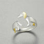 ENSHIR Pet Dog Adjustable Ring For Women Kids Simple Cute Creative Jewelry Birthday gifts Wholesale