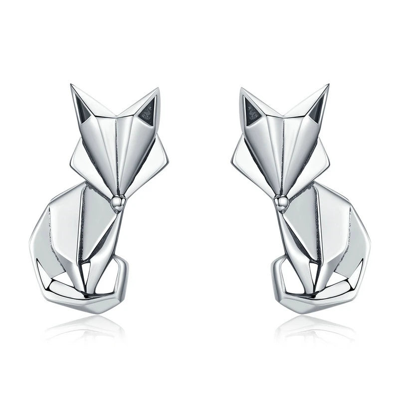WOSTU Flower Heart Stud Earrings 100% 925 Sterling Silver Pearl Small Earrings For Women Wedding Engagement Jewelry Gifts