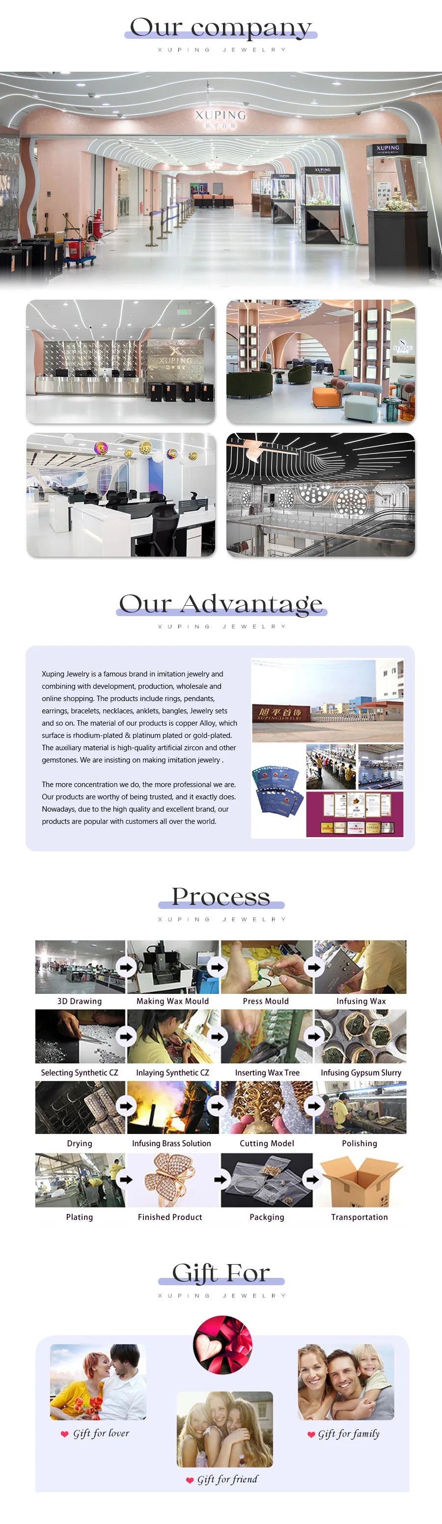 Xuping Jewelry Fashion High Quality Classical Charming Love Ring for Men Women Valentine's Day Wedding Gifts 12888