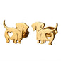2023 New Dachshund Earring Unique Animal Fashion Ear Jewelry Pet Dog Ear Studs Dachshund Ear Pins Alloy Material for Daily