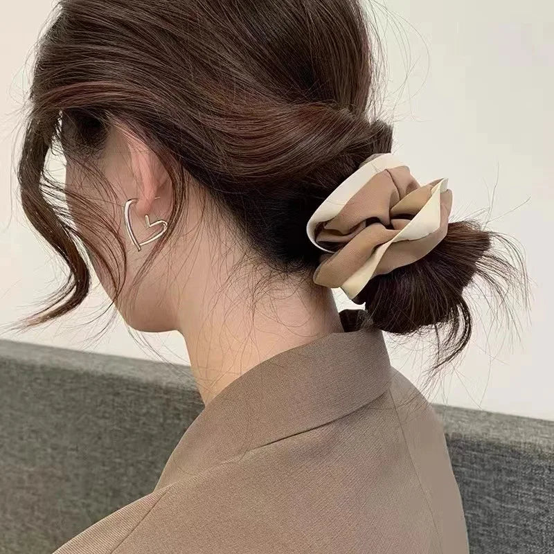 Genuine 925 Sterling Silver Earrings For Women Girls French Heart Ear Studs Piercing Jewelry pendientes mujer