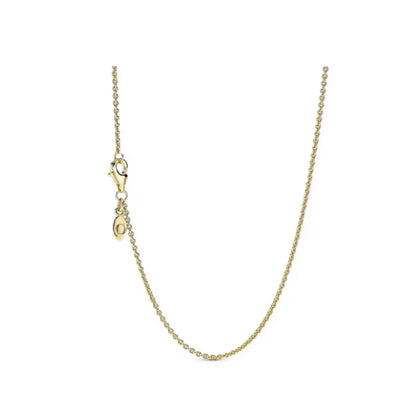 Charm 925 sterling silver rose gold necklace suitable for original design DIY women's Valentine's Day classic jewelry