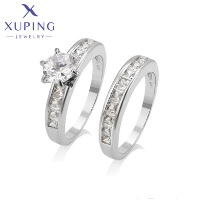 Xuping Jewelry Fashion High Quality Classical Charming Love Ring for Men Women Valentine's Day Wedding Gifts 12888