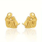 Fashion Two Tone Little Girl and Dog Earrings For Women Dog Mom Earrings Animal Puppy Jewelry