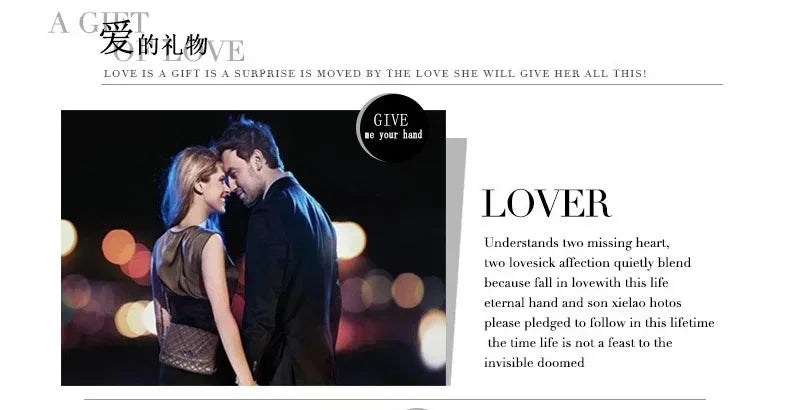 Charm 925 sterling silver rose gold necklace suitable for original design DIY women's Valentine's Day classic jewelry