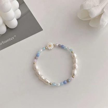 Multicolour Bead Choker Necklace Pendant Bead Decoration Bracelet Bohemia Summer Beach Beach Clavicle Chain Jewelry