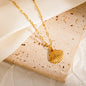 Ocean Style Starfish Sea Turtle Octopus Stainless Steel Pendant Necklace Fashion Gold Plated Summer Beach Jewelry Accessory