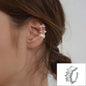 Fashion Unique Eight Pointed Star Clip Earrings For Women Girls No Piercing Fake Cartilage Ear Cuff Party Jewelry Gifts